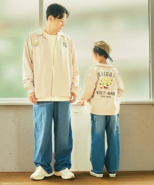 and D.petitmain / アンドディー. プティマイン その他パンツ | 【予約商品】【親子リンク】【DAD】デニムペインターパンツ | 詳細3