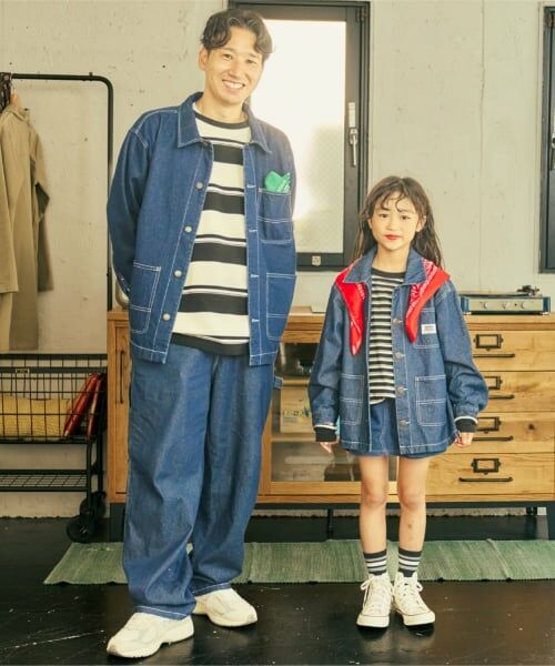 and D.petitmain / アンドディー. プティマイン その他パンツ | 【予約商品】【親子リンク】【DAD】デニムペインターパンツ | 詳細7