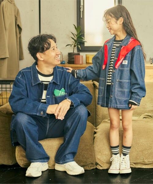 and D.petitmain / アンドディー. プティマイン その他パンツ | 【予約商品】【親子リンク】【DAD】デニムペインターパンツ | 詳細8