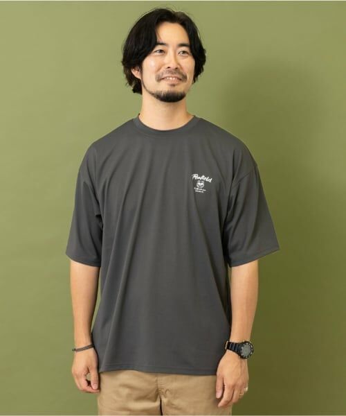 and D.petitmain / アンドディー. プティマイン Tシャツ | 【Penfield】【親子リンク】【接触冷感】DADアソートベア半袖Tシャツ（チャコール）