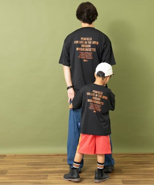 and D.petitmain / アンドディー. プティマイン Tシャツ | 【Penfield】【親子リンク】【接触冷感】DADメッセージロゴバックBIG Tシャツ | 詳細2