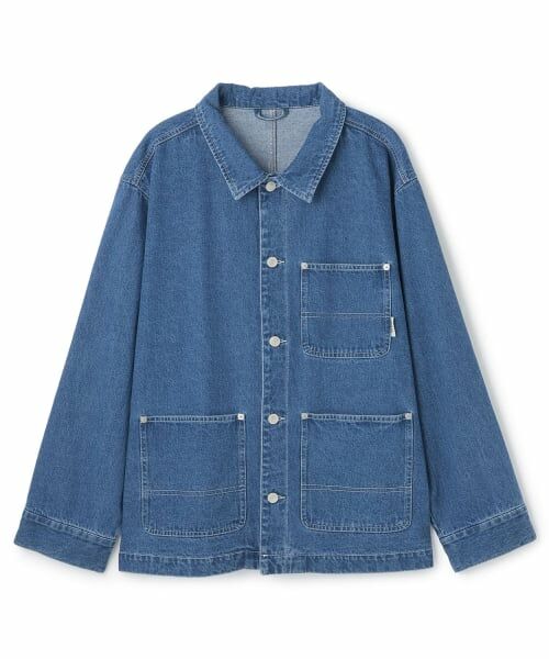 and D.petitmain / アンドディー. プティマイン ブルゾン | 【予約商品】【親子リンク】【DAD】デニムカバーオール（ライト ブルー）