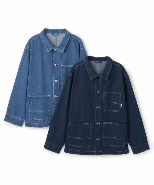 and D.petitmain / アンドディー. プティマイン ブルゾン | 【予約商品】【親子リンク】【DAD】デニムカバーオール | 詳細7