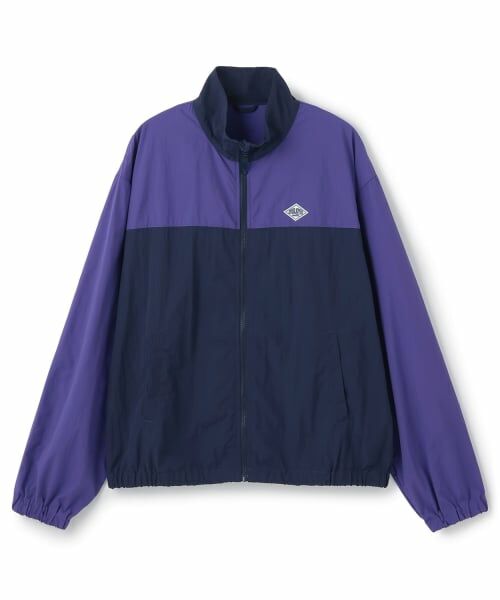 and D.petitmain / アンドディー. プティマイン ブルゾン | 【予約商品】【親子リンク】【DAD】【撥水】配色シリコンワッペン付きジャケット（パープル）