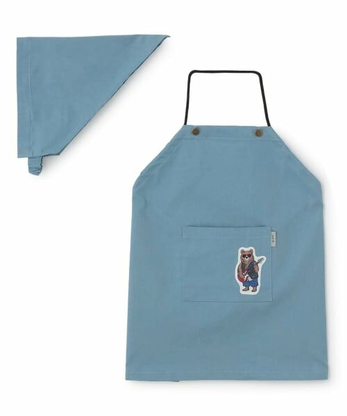 and D.petitmain / アンドディー. プティマイン インテリア・生活雑貨・ホビー・ステーショナリー | 【親子リンク】【Penfield】KIDSエプロンセット（ブルー）