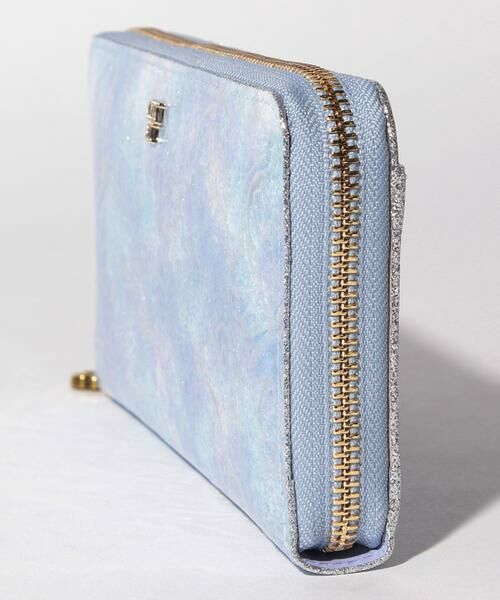 ANNA SUI / アナスイ 財布・コインケース・マネークリップ | パピヨン ラウンド長財布 ライトブルー2 | 詳細1