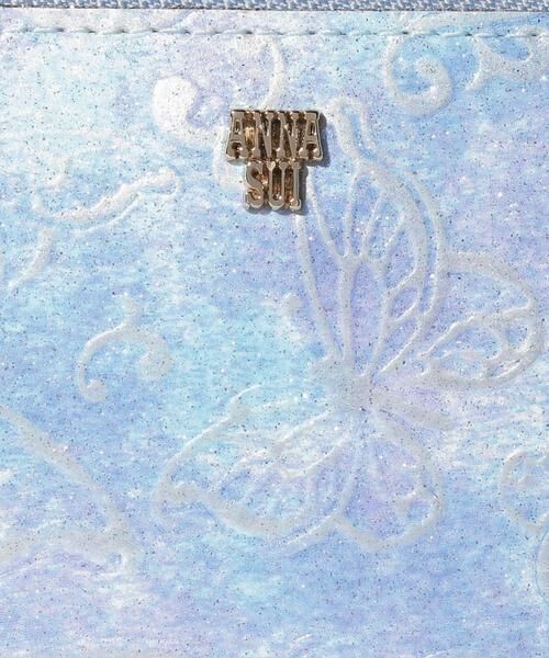 ANNA SUI / アナスイ 財布・コインケース・マネークリップ | パピヨン ラウンド長財布 ライトブルー2 | 詳細4