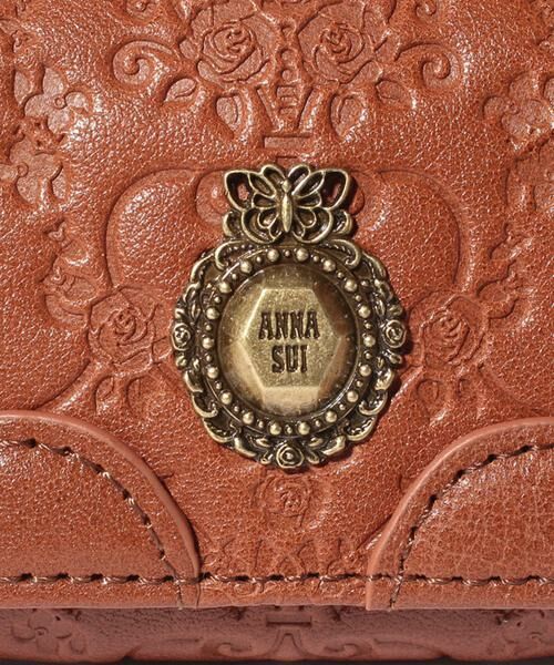 ANNA SUI / アナスイ キーケース | ヴィンテージローズ キーケース ワイン4 | 詳細5