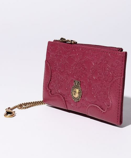 ANNA SUI / アナスイ カードケース・名刺入れ・定期入れ | ヴィンテージローズ　マルチケース ワイン4 | 詳細2