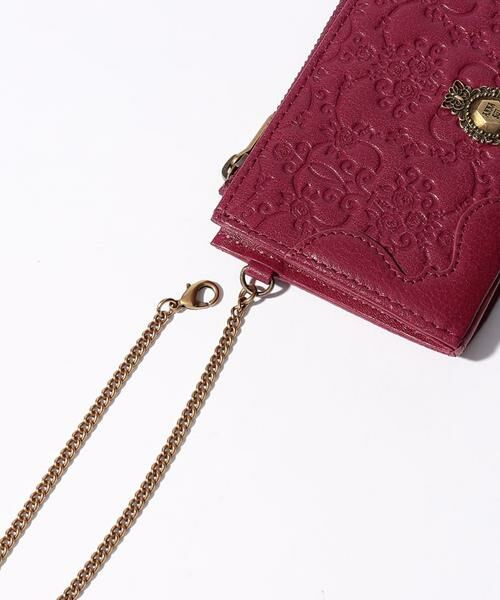 ANNA SUI / アナスイ カードケース・名刺入れ・定期入れ | ヴィンテージローズ　マルチケース ワイン4 | 詳細6