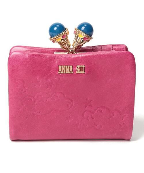 ANNA SUI / アナスイ 財布・コインケース・マネークリップ | バルーン 内口金二つ折り財布 マスタード5（ピンク）