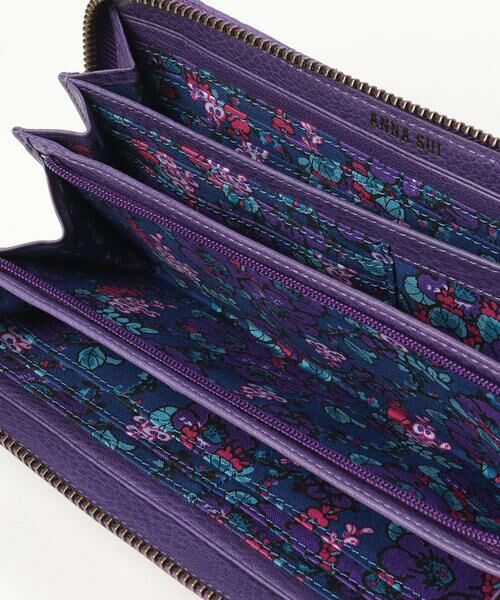 ANNA SUI / アナスイ 財布・コインケース・マネークリップ | セルパン ラウンド長財布 レッド | 詳細12