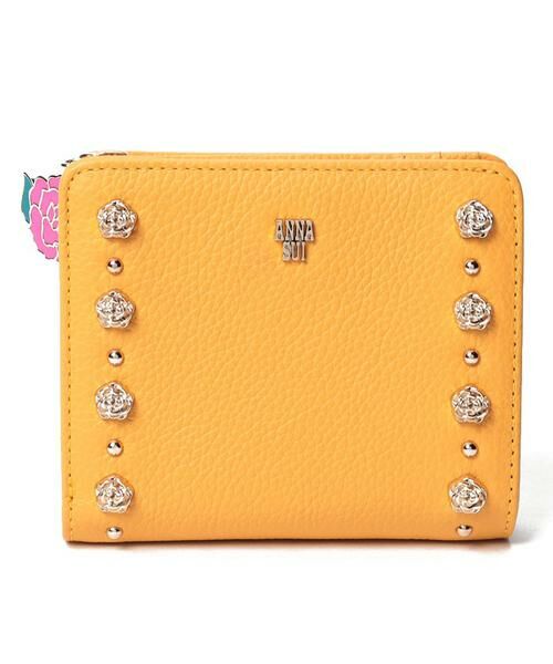 ANNA SUI / アナスイ 財布・コインケース・マネークリップ | バレンシア Lファスナー二つ折り財布 ダークグリーン6（イエロー）
