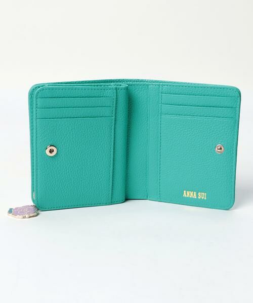 ANNA SUI / アナスイ 財布・コインケース・マネークリップ | バレンシア Lファスナー二つ折り財布 ダークグリーン6 | 詳細12