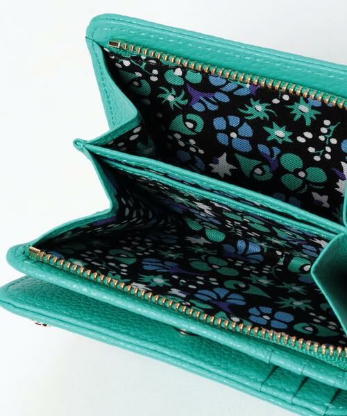 ANNA SUI / アナスイ 財布・コインケース・マネークリップ | バレンシア Lファスナー二つ折り財布 ダークグリーン6 | 詳細14