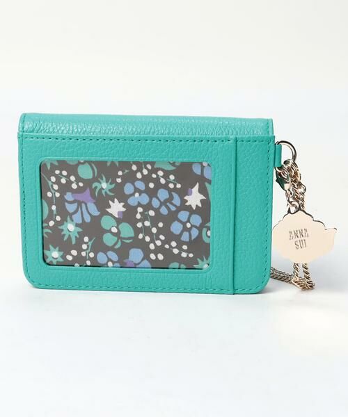 ANNA SUI / アナスイ カードケース・名刺入れ・定期入れ | バレンシア 二面パスケース ダークグリーン6 | 詳細10