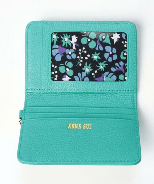 ANNA SUI / アナスイ カードケース・名刺入れ・定期入れ | バレンシア 二面パスケース ダークグリーン6 | 詳細11