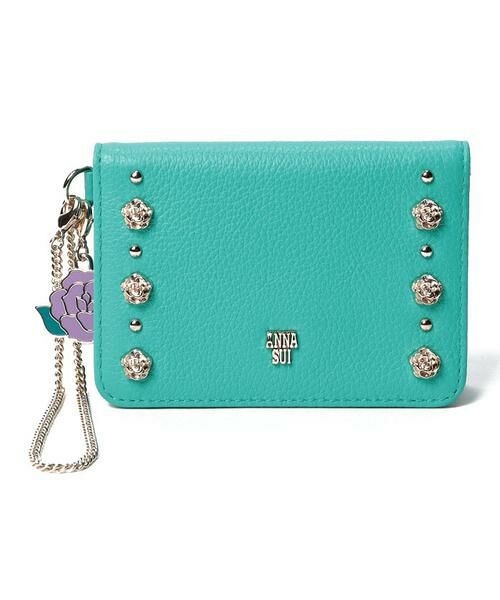 ANNA SUI / アナスイ カードケース・名刺入れ・定期入れ | バレンシア 二面パスケース ダークグリーン6（ダークグリーン）