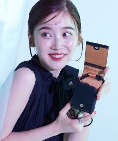 ANNA SUI / アナスイ ポーチ | エニータイム ショルダー付きミニマルチケース パープル