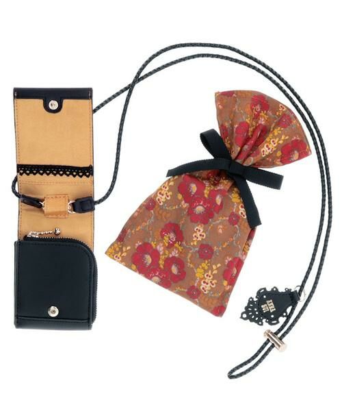 ANNA SUI / アナスイ ポーチ | エニータイム ショルダー付きミニマルチケース パープル | 詳細20