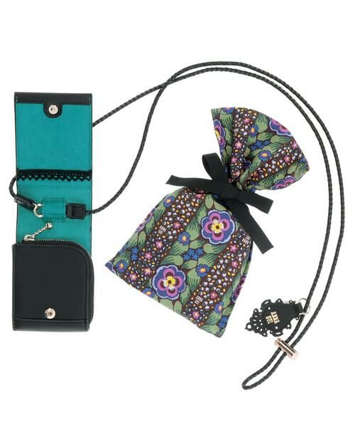 ANNA SUI / アナスイ ポーチ | エニータイム ショルダー付きミニマルチケース パープル | 詳細21