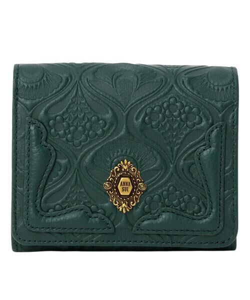 ANNA SUI / アナスイ 財布・コインケース・マネークリップ | ノヴァ BOX二つ折り財布（グリーン）