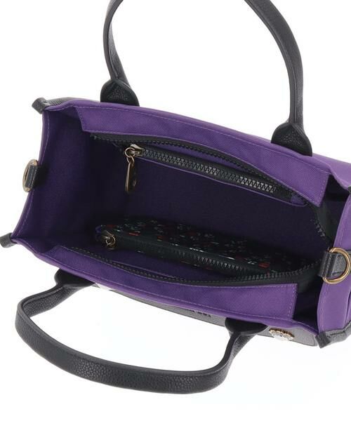 ANNA SUI / アナスイ トートバッグ | ヴィンテージボタン 2wayトート パープル | 詳細21