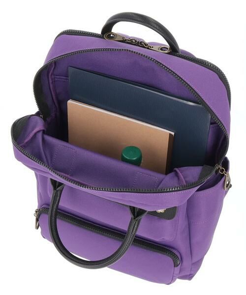 ANNA SUI / アナスイ ショルダーバッグ | ヴィンテージボタン バックパック パープル | 詳細14