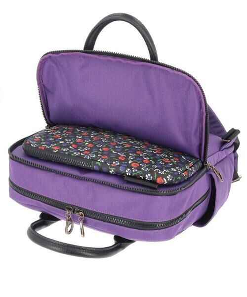 ANNA SUI / アナスイ ショルダーバッグ | ヴィンテージボタン バックパック パープル | 詳細15