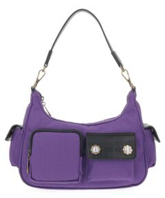 ANNA SUI / アナスイ ハンドバッグ | ヴィンテージボタン 2wayハンドバッグ パープル