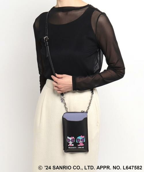 ANNA SUI / アナスイ その他小物 | HELLO KITTY 50th スマホショルダー ブラック | 詳細10