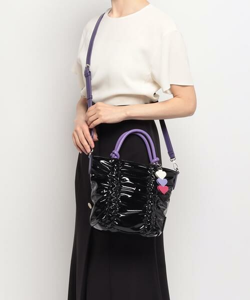 ANNA SUI / アナスイ トートバッグ | クアトロハート 2wayトートバッグ ターコイズ | 詳細15