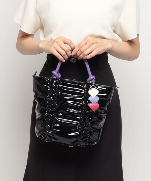 ANNA SUI / アナスイ トートバッグ | クアトロハート 2wayトートバッグ ターコイズ | 詳細16