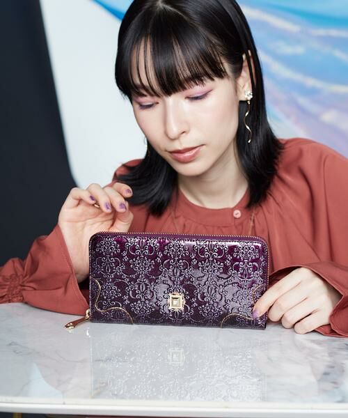 ANNA SUI / アナスイ 財布・コインケース・マネークリップ | アナスイ ANNA SUI ルーミー ラウンドファスナー長財布 | 詳細16