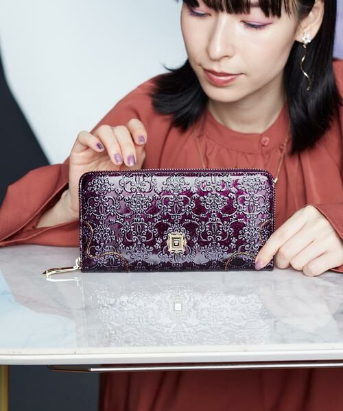 ANNA SUI / アナスイ 財布・コインケース・マネークリップ | アナスイ ANNA SUI ルーミー ラウンドファスナー長財布 | 詳細21