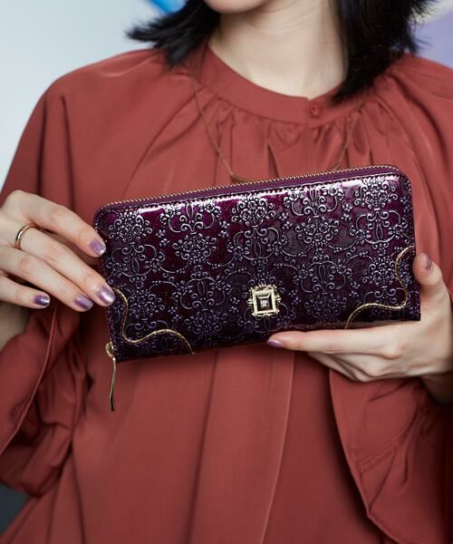 ANNA SUI / アナスイ 財布・コインケース・マネークリップ | アナスイ ANNA SUI ルーミー ラウンドファスナー長財布 | 詳細11