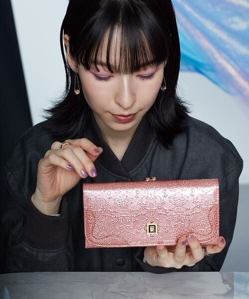 ANNA SUI / アナスイ 財布・コインケース・マネークリップ | アナスイ ANNA SUI ルーミー 口金フラップ長財布 | 詳細12