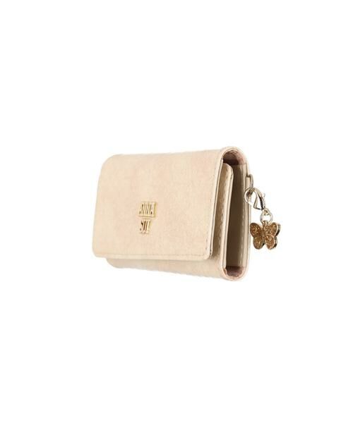 新品 ANNA SUI キーケース ベージュ ローズハート 箱付き アナスイ ANNA SUI アナスイ ANNASUI キーケース ローズハート : Clover