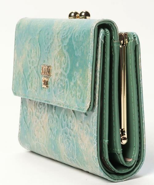 アナスイ ANNA SUI ローズハート 口金二つ折り財布 （財布