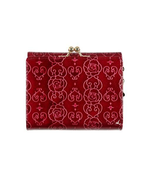 アナスイ ANNA SUI ローズハート 口金二つ折り財布 （財布