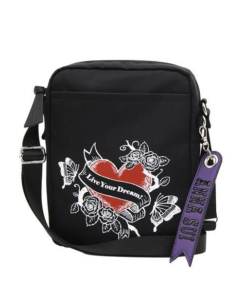 ANNA SUI/アナスイ アナスイ ANNA SUI ロックハート ショルダーバッグ ブラック F ANNA SUI/アナスイ アナスイ ANNA SUI ロックハート ショルダーバッグ ブラック F