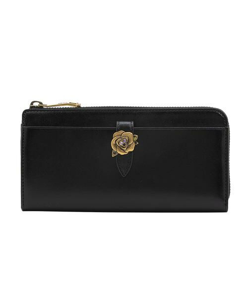 ANNA SUI/アナスイ アナスイ ANNA SUI ブルボン Lファスナー長財布 ブラック F ANNA SUI/アナスイ アナスイ ANNA SUI ブルボン Lファスナー長財布 ブラック F