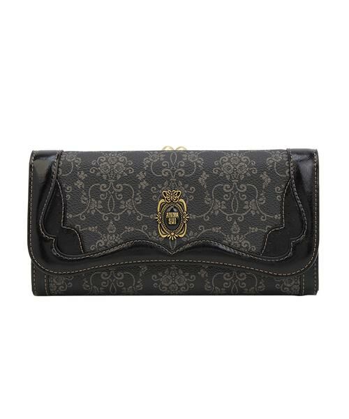 ANNA SUI/アナスイ アナスイ ANNA SUI リーブル 口金長財布 ブラック F ANNA SUI/アナスイ アナスイ ANNA SUI リーブル 口金長財布 ブラック F