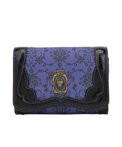 ANNA SUI アナスイ　二つ折り財布　がま口　リーブル　青　ブルー　金具ロゴ c-2502-317881_90.jpg