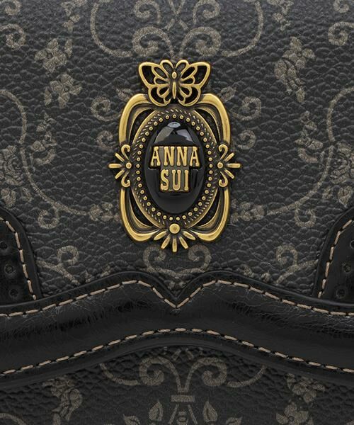 ANNA SUI アナスイ 財布 リーブル 折財布 二つ折り アナスイ ANNA SUI ルシィ 口金二つ折り財布 （クロ） -人気