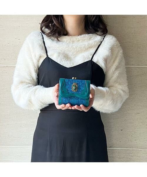 アナスイ ANNA SUI リーブル 口金二つ折り財布 （財布・コイン