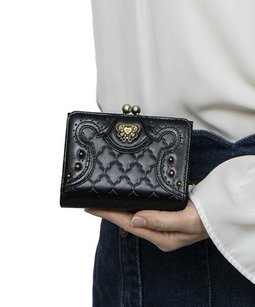 セール】 アナスイ ANNA SUI エレノア 口金二つ折り財布 （財布