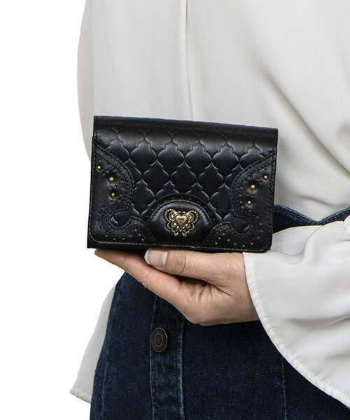 ANNA SUI / アナスイ 財布・コインケース・マネークリップ | アナスイ ANNA SUI エレノア 内Lファスナー二つ折り財布 | 詳細7