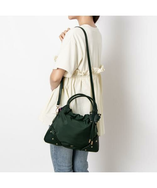 ANNA SUI / アナスイ ショルダーバッグ | アナスイ ANNA SUI バタフライツイスト 2WAYハンドバッグ | 詳細17