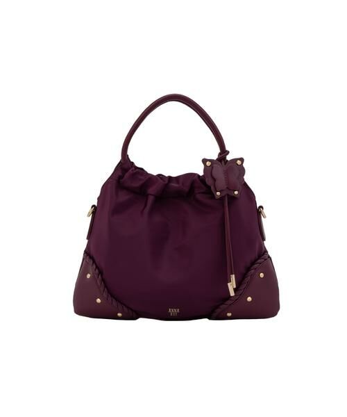 【最終価格】ANNA SUI ブラック ハンドバッグ アナスイ ANNA SUI ポワロ 2wayハンドバッグ （クロ） -人気